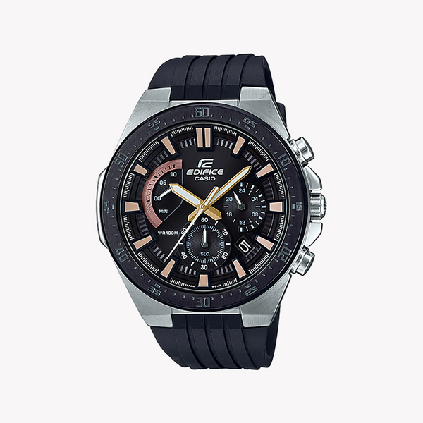 Casio Edifice Efr-563pb-1avudf - Sporty & Stylish Men's Watch With Black Dial & Resin Band by i-watch
