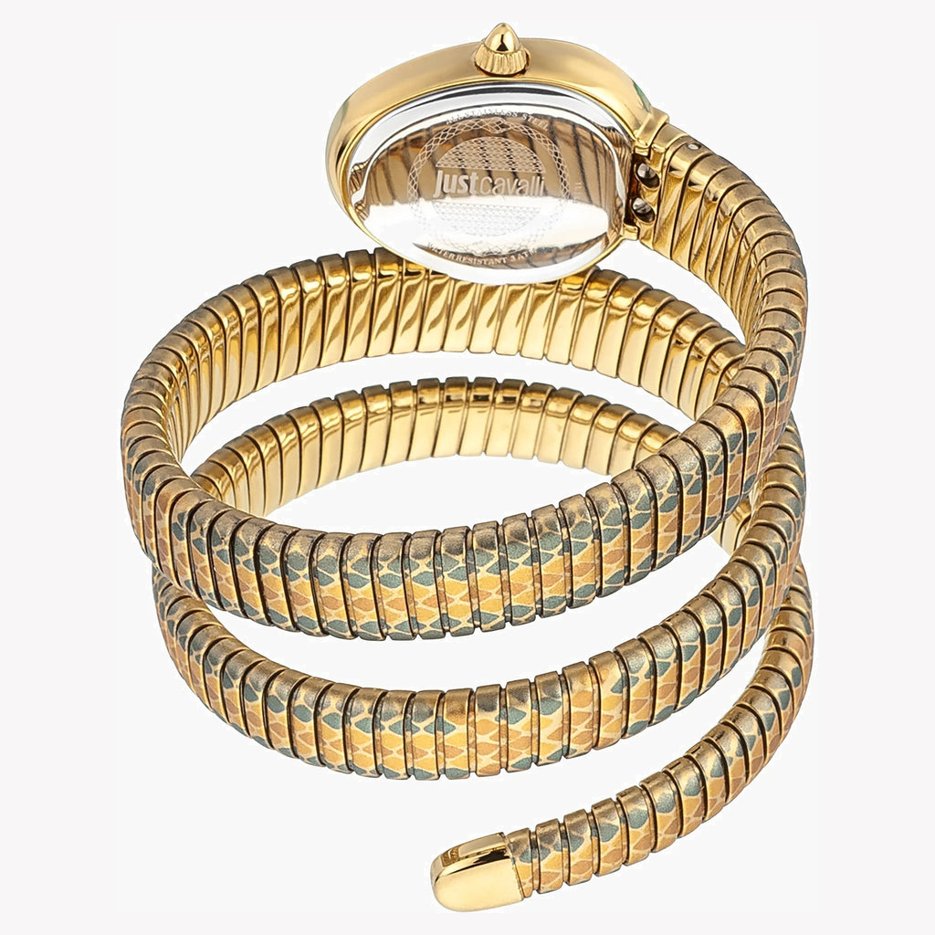 JUST CAVALLI Women's Watch with Gold Stainless Steel Case and Gold Stainless Steel Band-i-Watch-3