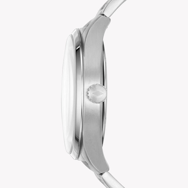 Fossil Men's Silver Stainless Steel Watch, White Dial | Fs5424 by i-watch