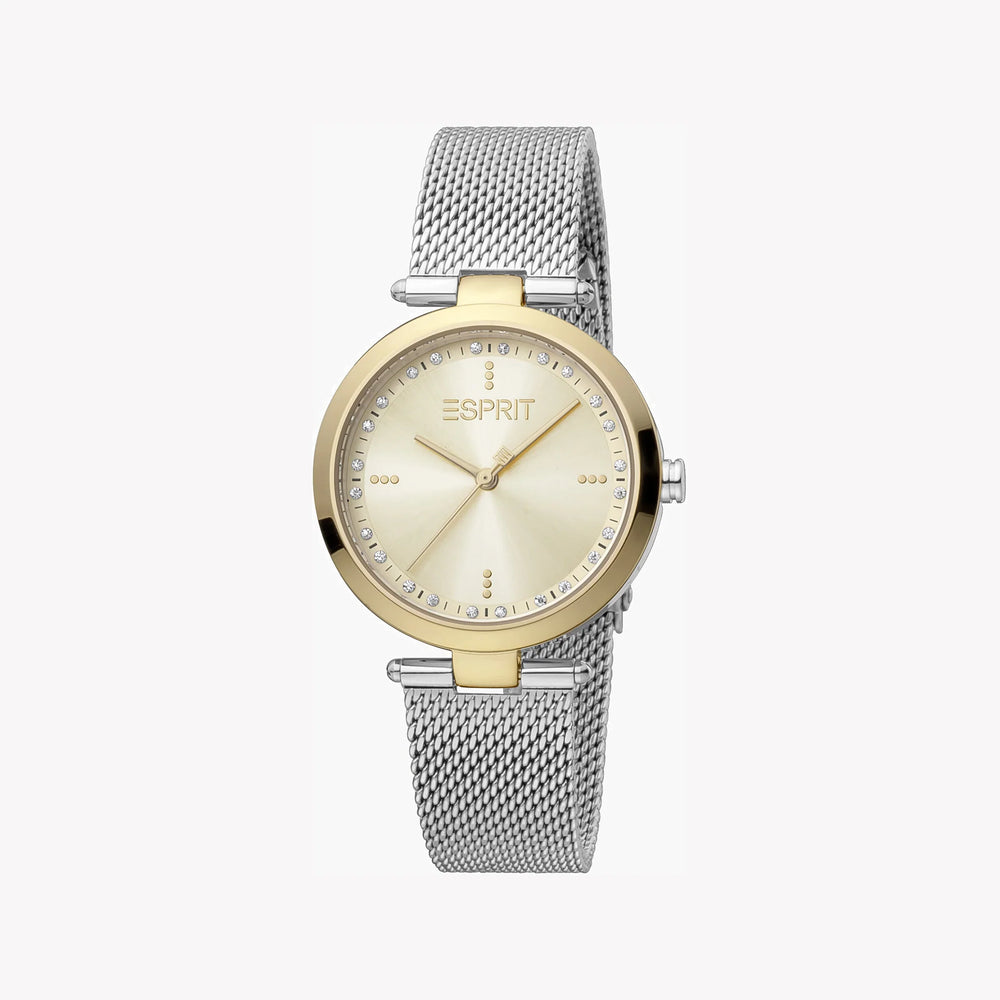 Esprit Women's Stainless Steel Watch, Champagne Dial | ES1L314M0135 by i-watch