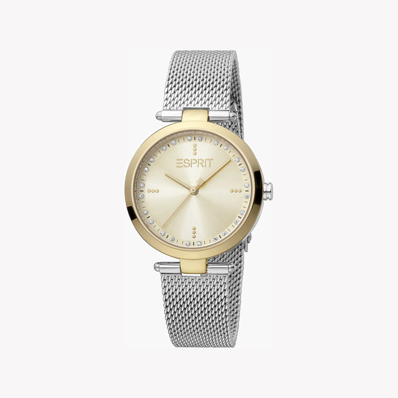 Esprit Women's Stainless Steel Watch, Champagne Dial | ES1L314M0135 by i-watch