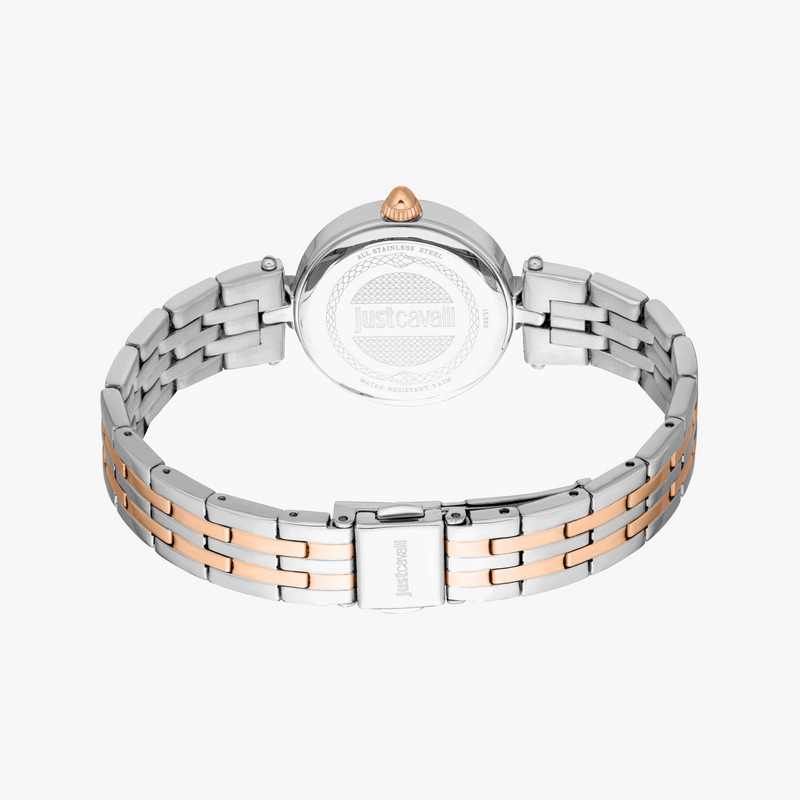 Just Cavalli Women's Two-Tone Watch, Silver Dial | Jc1l330m0085 by i-watch