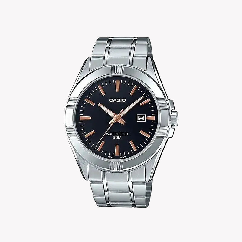 Casio Men's Silver Watch, Blue Dial | Mtp-1308d-1a2vdf by i-watch