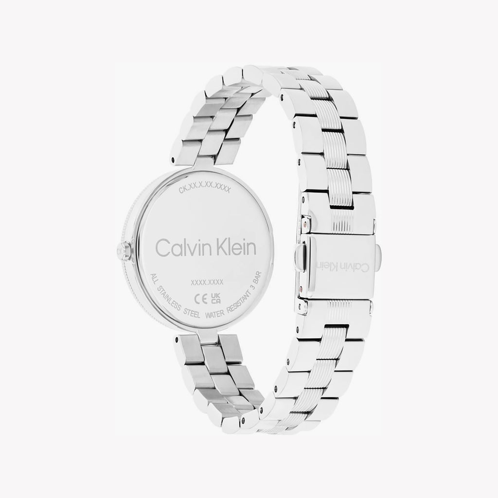 CK CALVIN KLEIN NEW COLLECTION - ELEGANT PINK DIAL WOMEN'S WATCH WITH STAINLESS STEEL BAND-i-Watch-3