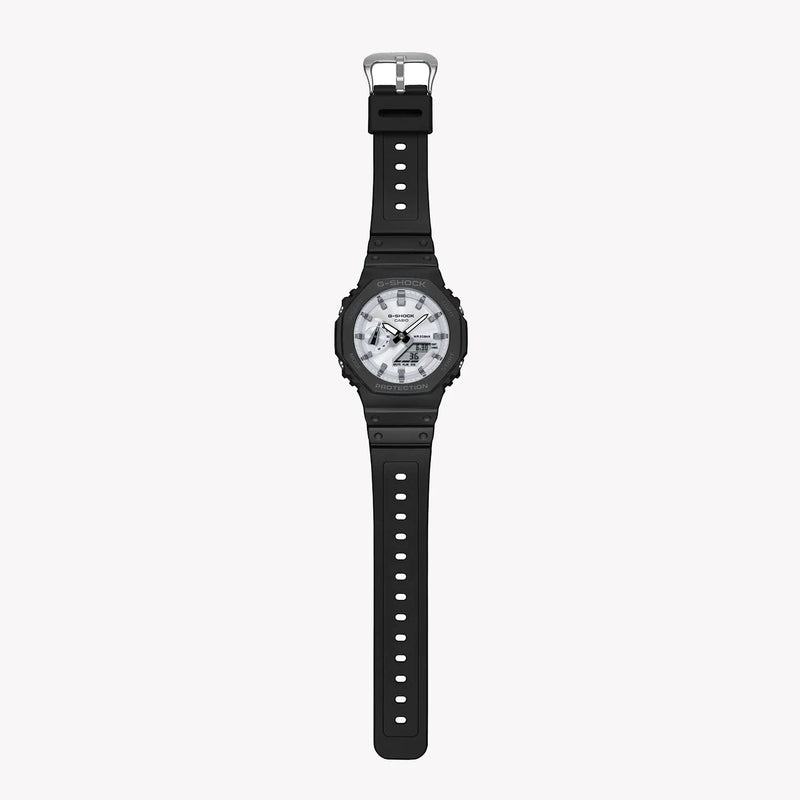 Casio G-Shock Men's Black Resin Watch, White Dial | Ga-2100wd-1aer by i-watch