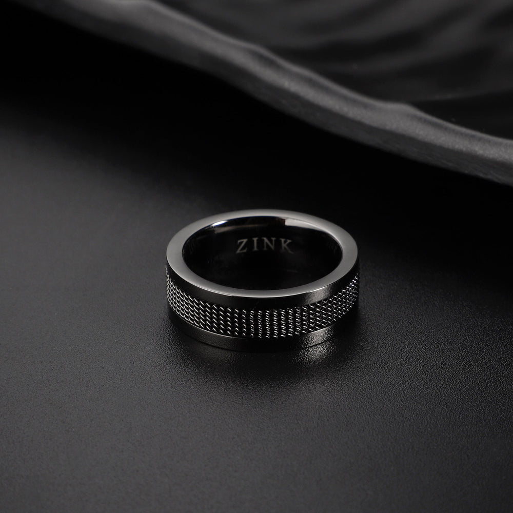 Zink Men's Gun Stainless Steel Ring | Zjrg018spig
