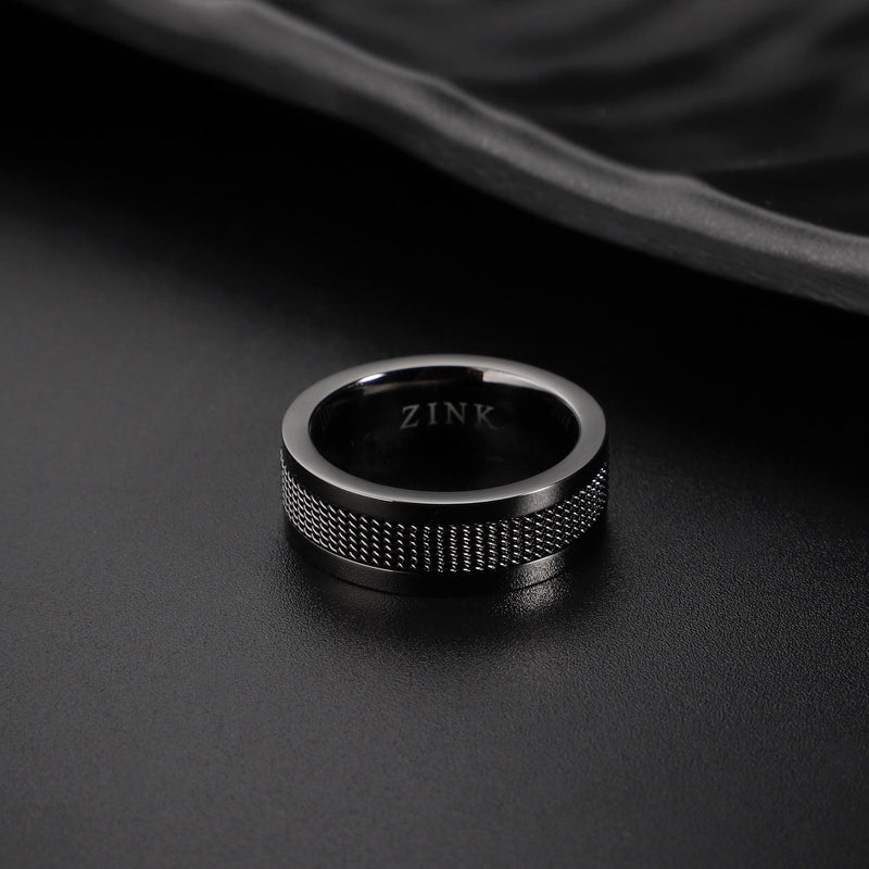 Zink Men's Gun Stainless Steel Ring | Zjrg018spig