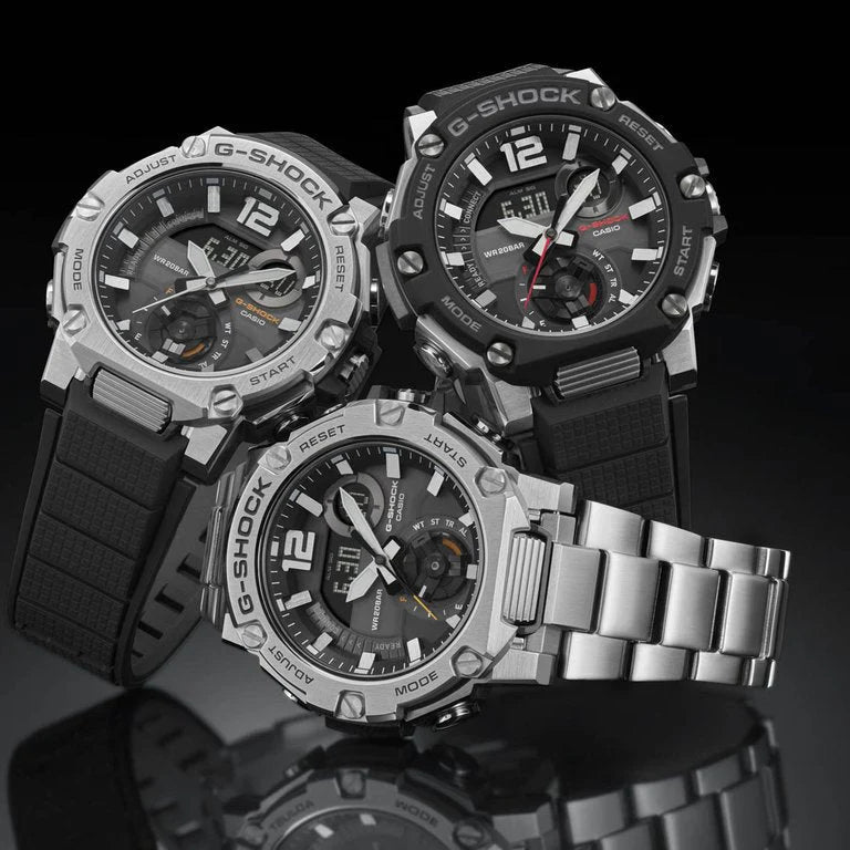 Casio G-Shock Gst-B300sd-1adr - Rugged Elegance Men's Timepiece With Sleek Stainless Steel Design by i-watch