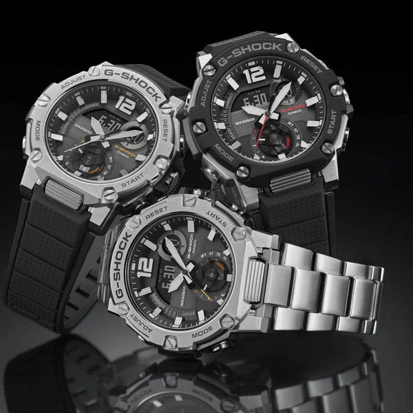 Casio G-Shock Gst-B300sd-1adr - Rugged Elegance Men's Timepiece With Sleek Stainless Steel Design by i-watch