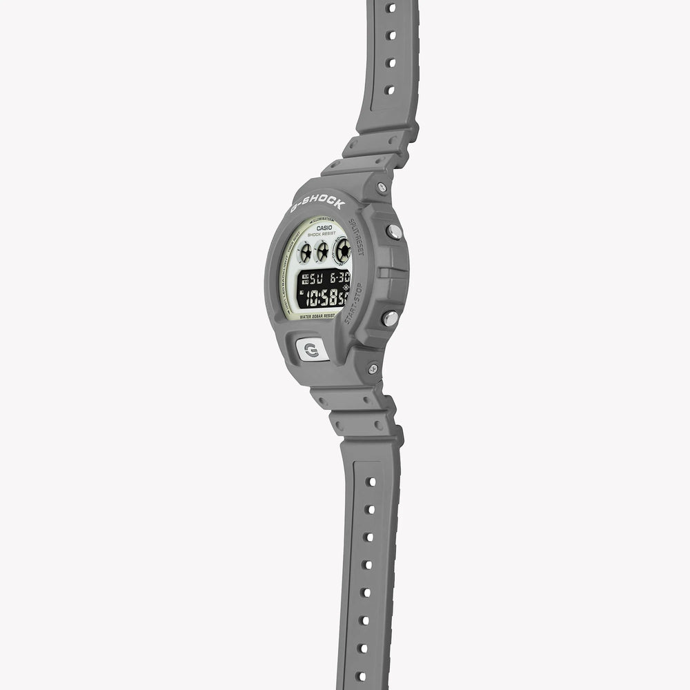 Casio Men's Grey Resin Watch, Digital Display | Dw-6900hd-8er by i-watch