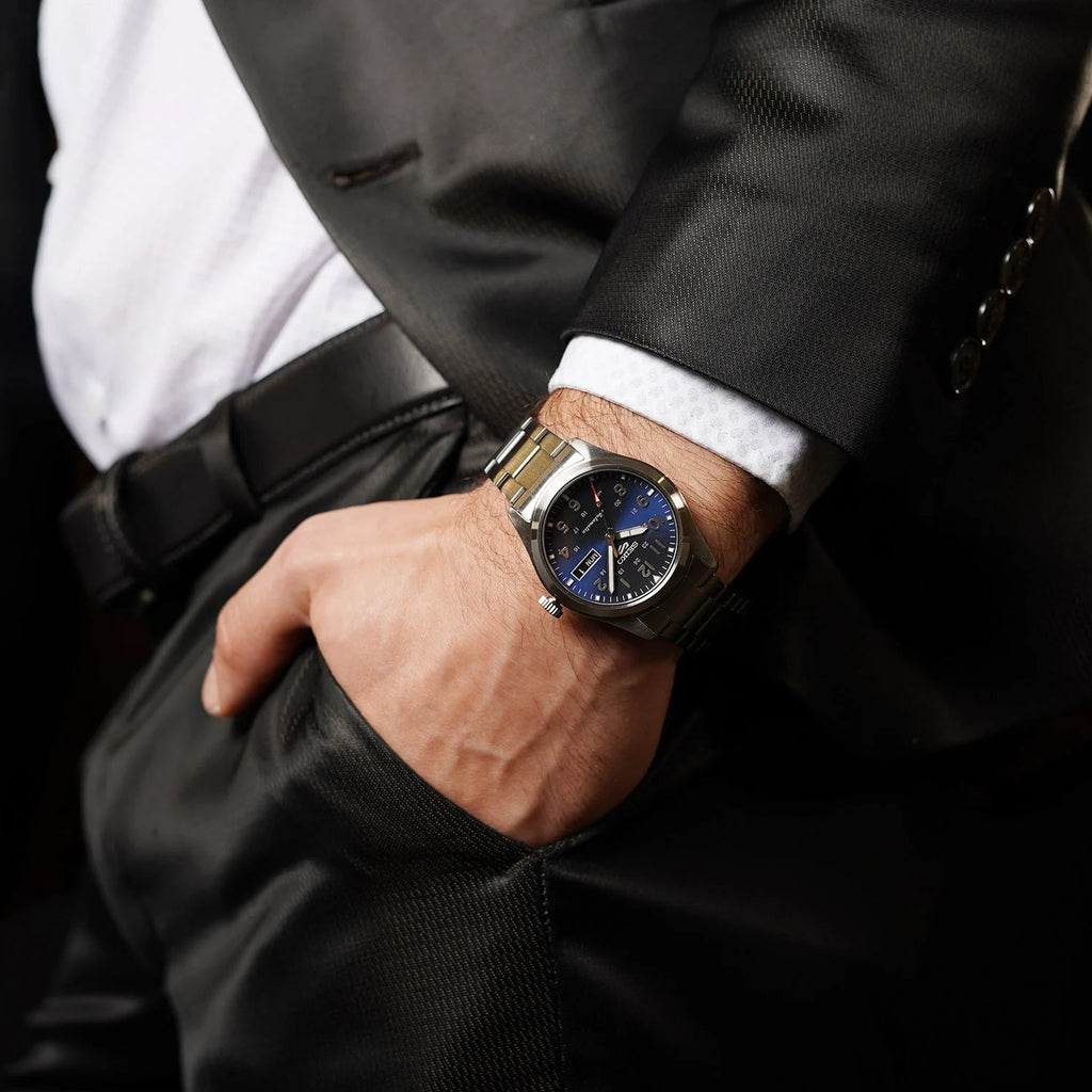 SEIKO 5 Automatic Watch SRPG29K1 for Men - Blue Dial, 39.4mm-i-Watch-3