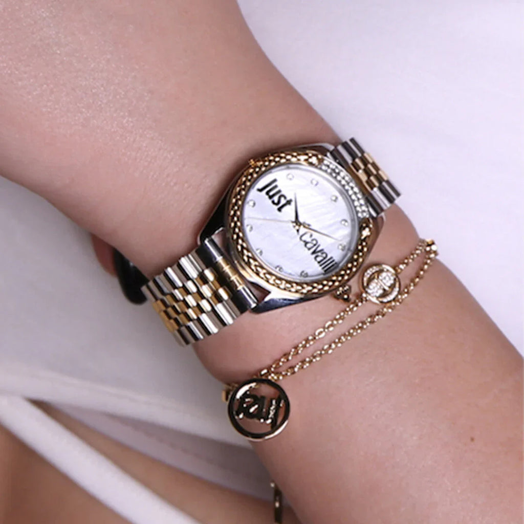 Just Cavalli Montre Femme Acier Gris U00c9lu00e9gance Et Style