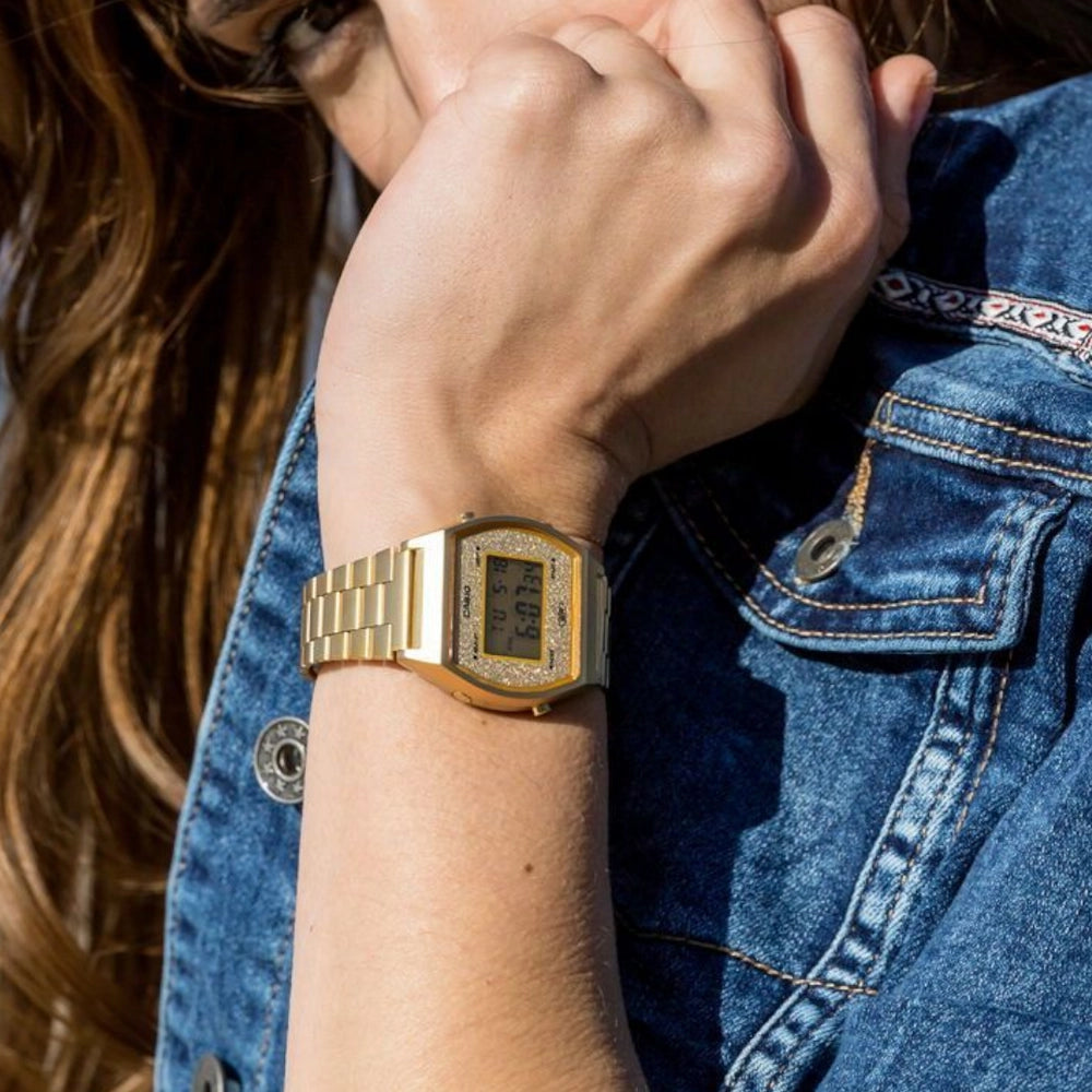 CASIO B-640WGG-9DF - ELEGANT VERSATILITY UNISEX WRISTWATCH WITH METAL STRAP & MULTIFUNCTIONAL MOVEMENT-i-Watch-4