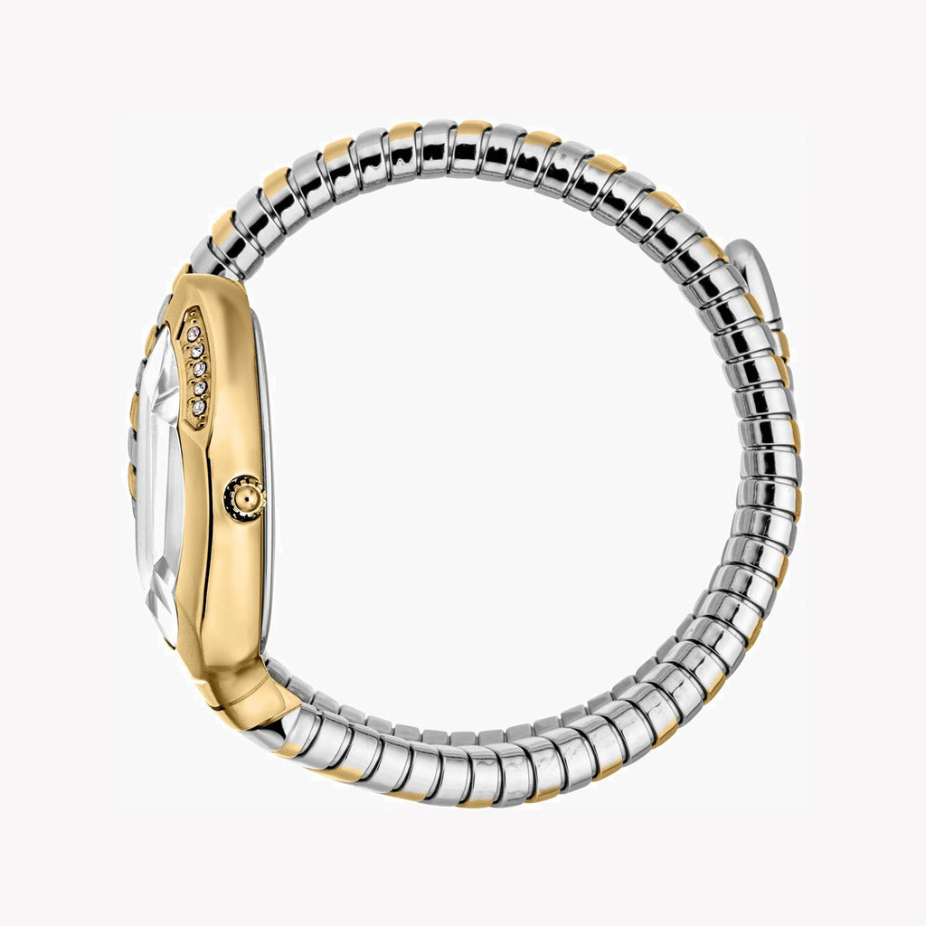 JUST CAVALLI Women's Watch with Gold Stainless Steel Case and Silver & Gold Stainless Steel Band-i-Watch-2