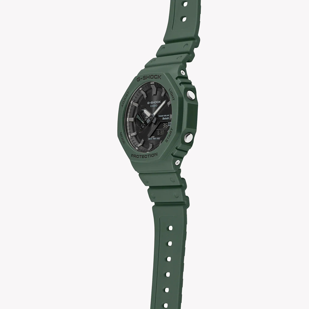 Casio G-Shock Ga-B2100-3adr Oak Dynamic - Sporty Green Men's Watch With Bluetooth & 200m Water Resistance by i-watch