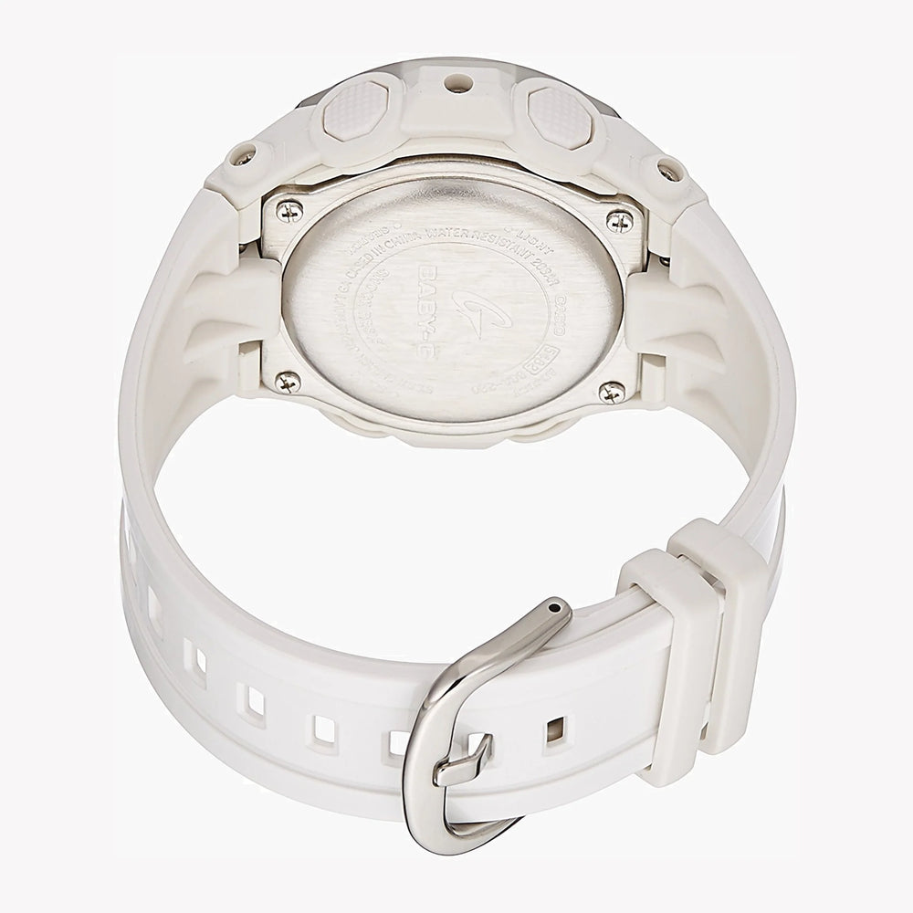 Casio Baby-G Bga-225-7adr - Elegant Adventure Women's Watch With White Resin Band & Silver Case by i-watch