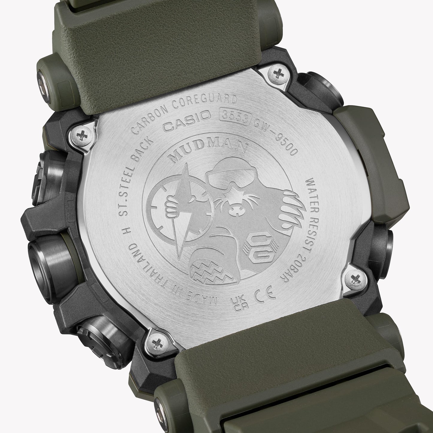 CASIO G-SHOCK GW-9500-3 MASTER OF G MUDMAN Army Green Men's Watch