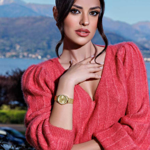 GUESS GW0748L2 RADIANT TIMEPIECE - ELEGANT GOLD STAINLESS STEEL WOMEN'S WATCH-i-Watch-5