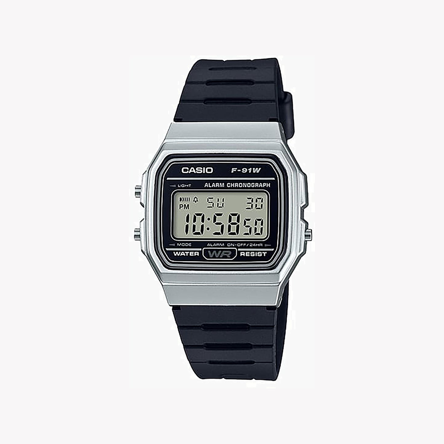 Casio F-91WM-7A Digital Silver Unisex Watch