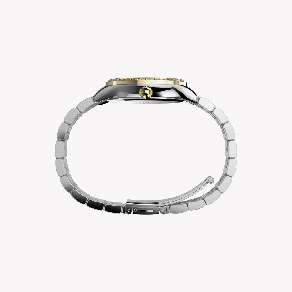 TIMEX CUSHION MULTIFUNCTION TWO-TONE - SPARKLING ELEGANCE FOR THE MODERN WOMAN-i-Watch-5