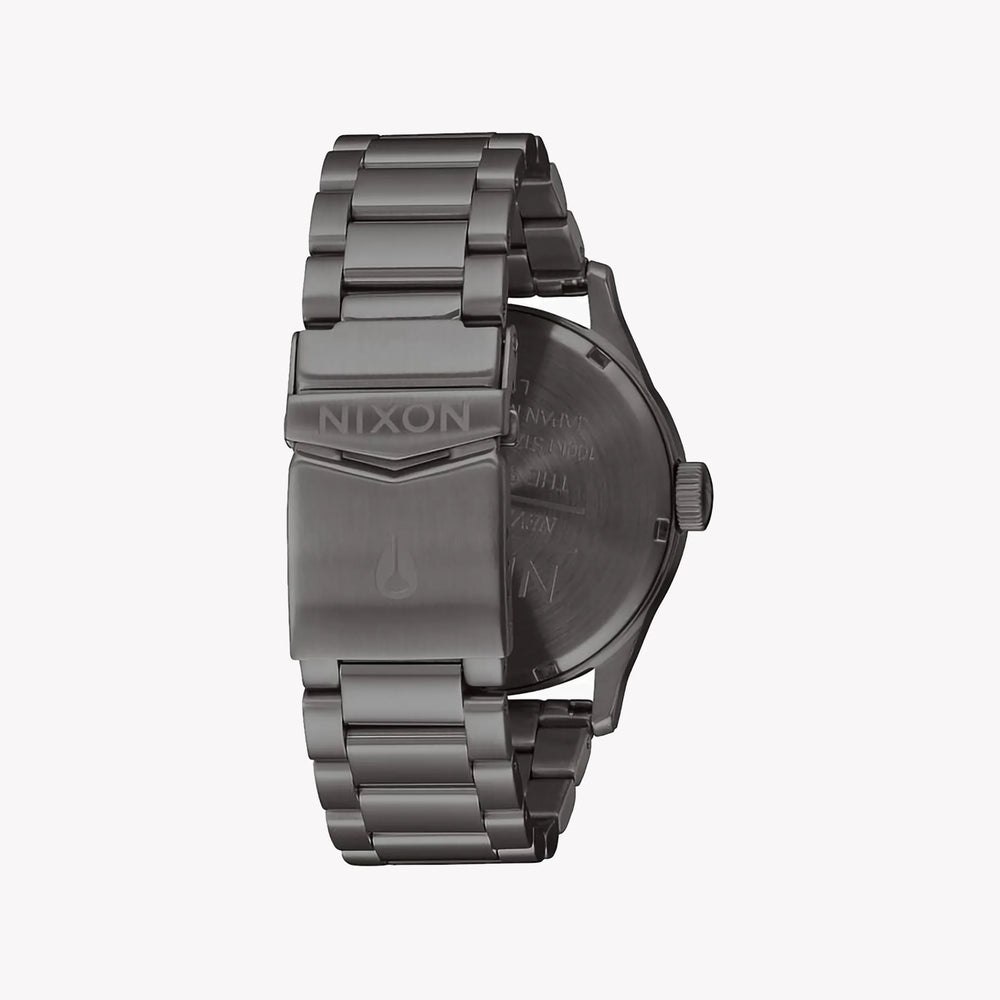 Nixon Men's Silver Stainless Steel Watch, Black Dial | A356-5084 by i-watch