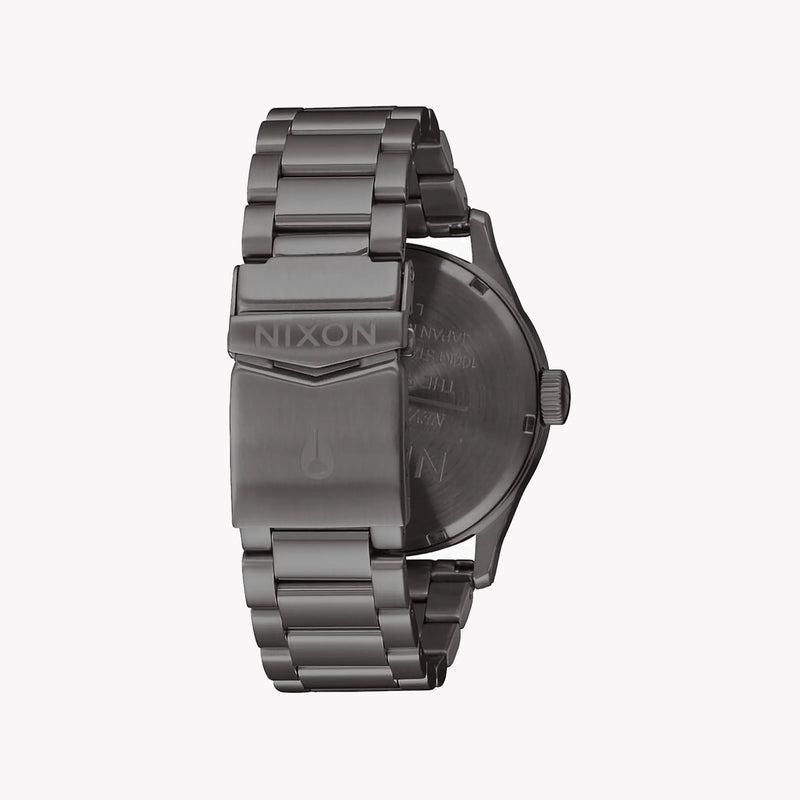 Nixon Men's Silver Stainless Steel Watch, Black Dial | A356-5084 by i-watch