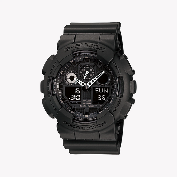 G-Shock Men's Black Resin Watch, Digital Dial | Ga-100-1a1 by i-watch