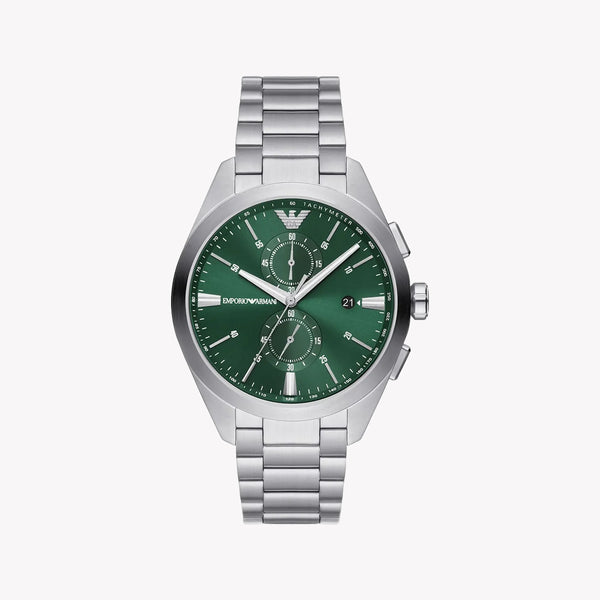 Emporio Armani Men's Silver Watch, Green Dial | Ar11480 by i-watch