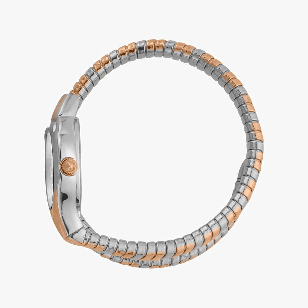 JUST CAVALLI Women's Watch with Silver Stainless Steel Case and Silver & Rose Gold Stainless Steel Band-i-Watch-2