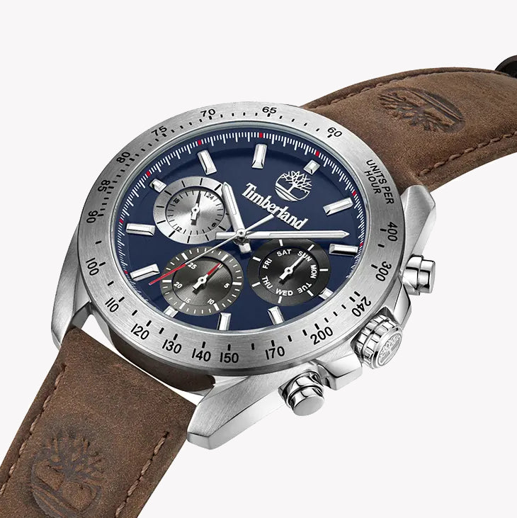 TIMBERLAND TDWGF0009801 RUGGED SOPHISTICATION - MEN'S STAINLESS STEEL & LEATHER WATCH-i-Watch-3