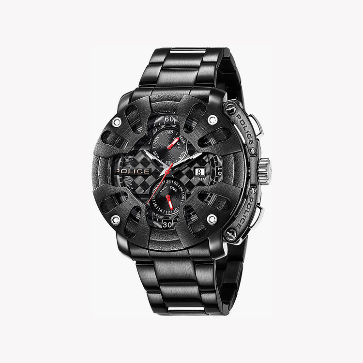 POLICE PL-13806JSB_02M DYNAMIC ELEGANCE - MEN'S BLACK STAINLESS STEEL TIMEPIECE