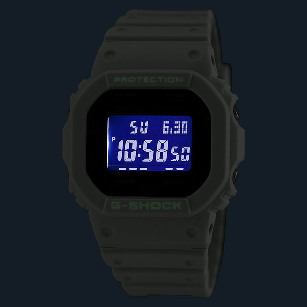 Casio G-Shock Dw-B5600sf-7dr Chic Resilience - Men's Stylish White Digital Timepiece by i-watch