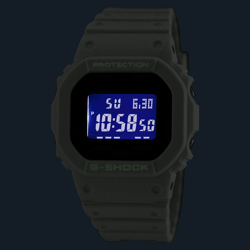 Casio G-Shock Dw-B5600sf-7dr Chic Resilience - Men's Stylish White Digital Timepiece by i-watch