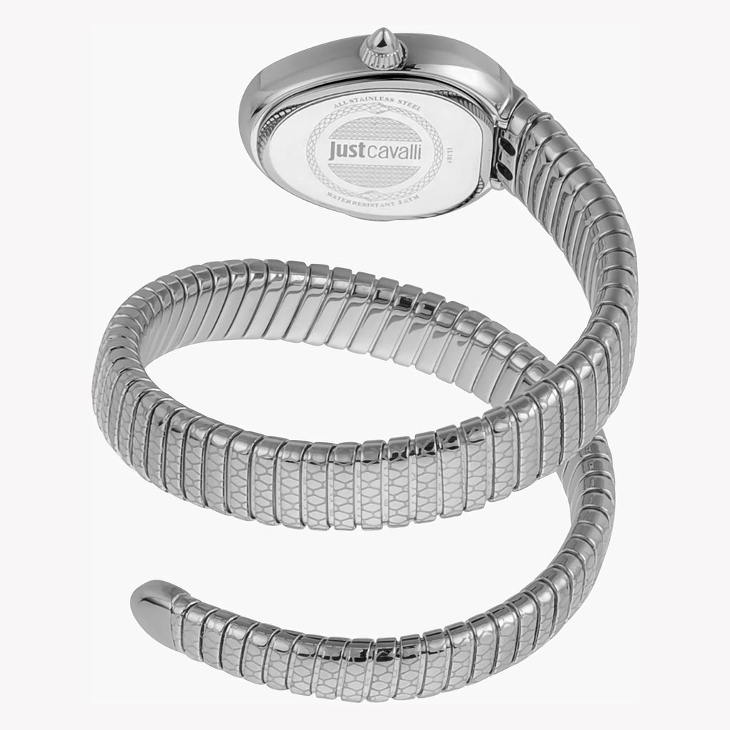 JUST CAVALLI Women's Watch with Silver Stainless Steel Case and Silver Stainless Steel Band-i-Watch-3