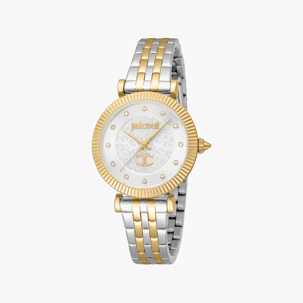 JUST CAVALLI JC1L266M0055 RADIANT ELEGANCE - WOMEN'S TWO TONE STAINLESS STEEL WATCH