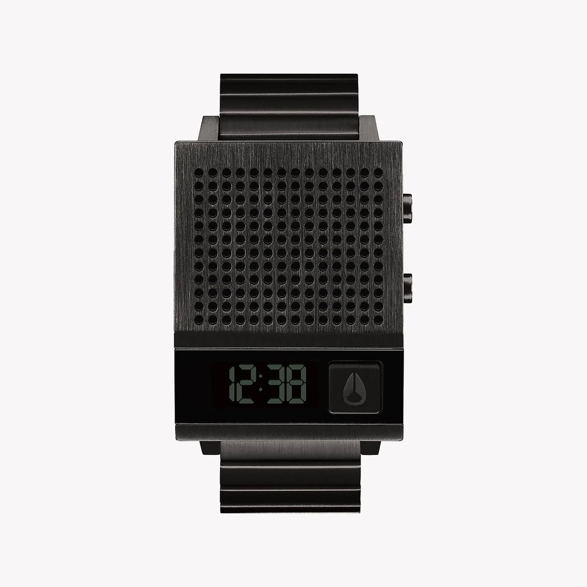 Nixon Men's Black Stainless Steel Watch, Black Dial | A1266-001 by i-watch