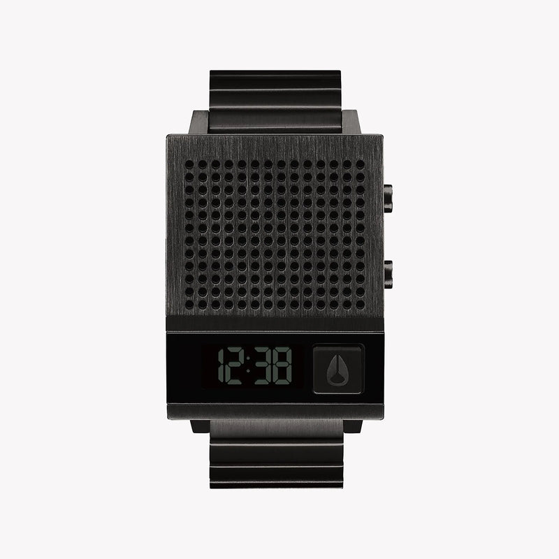 Nixon Men's Black Stainless Steel Watch, Black Dial | A1266-001 by i-watch
