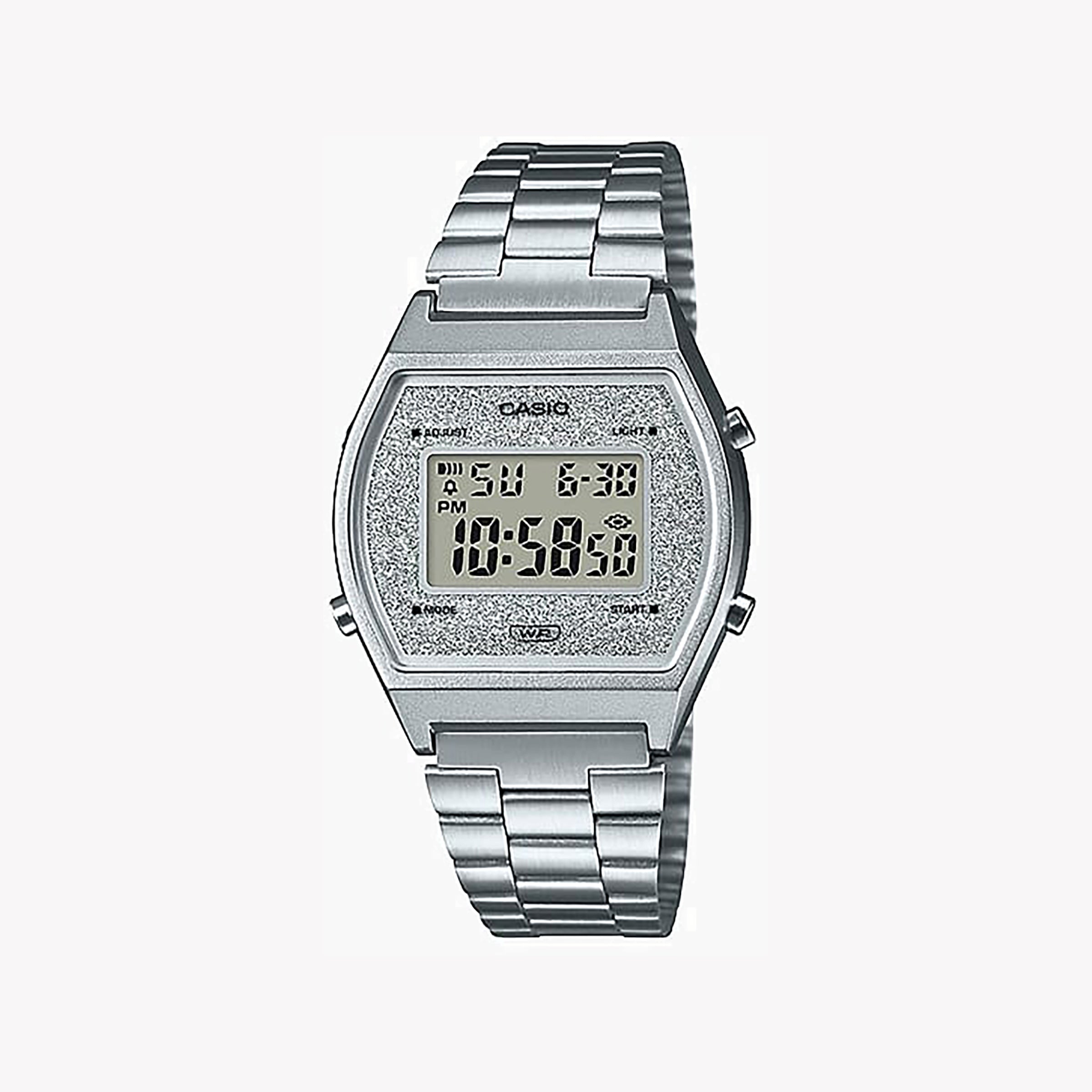 CASIO B640WDG-7DF - STYLISH RESILIENCE WOMEN'S WATCH WITH SILVER STAINLESS STEEL BAND