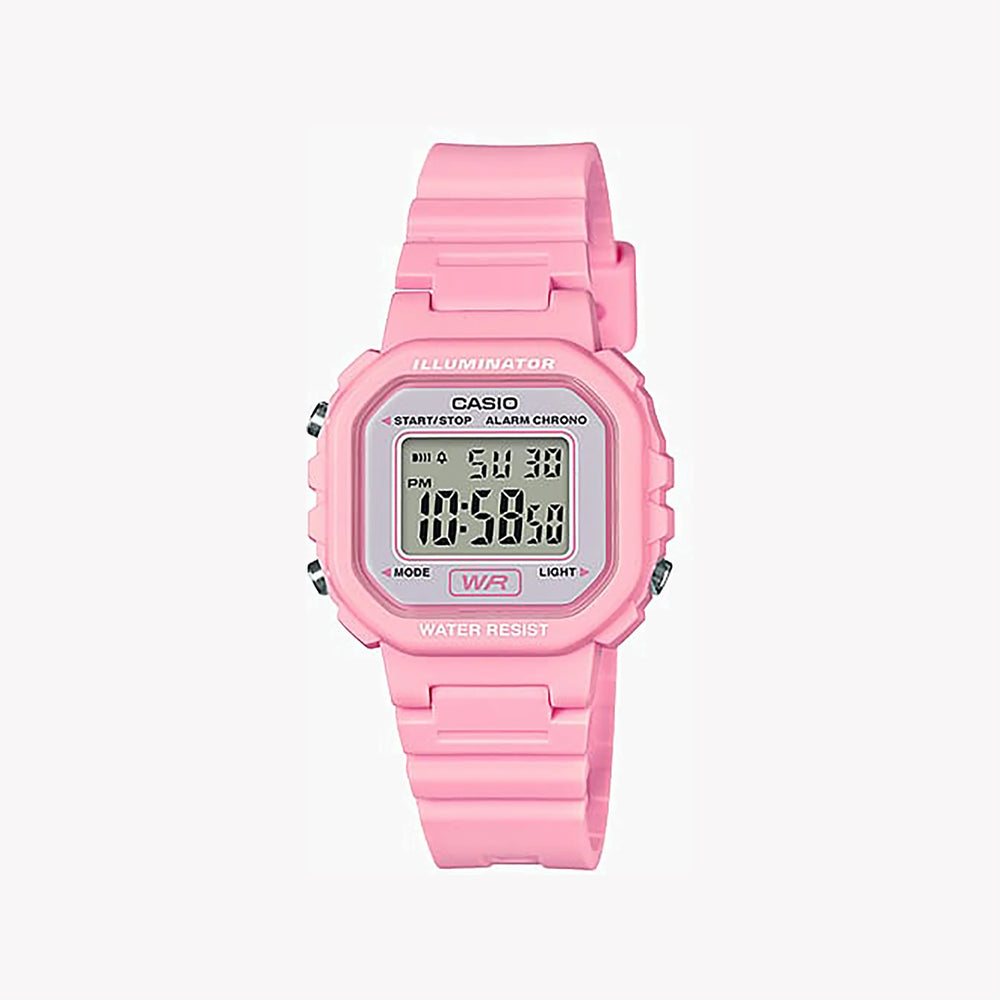 Casio Women's Pink Resin Watch, Stainless Steel | La-20wh-4a1ef by i-watch