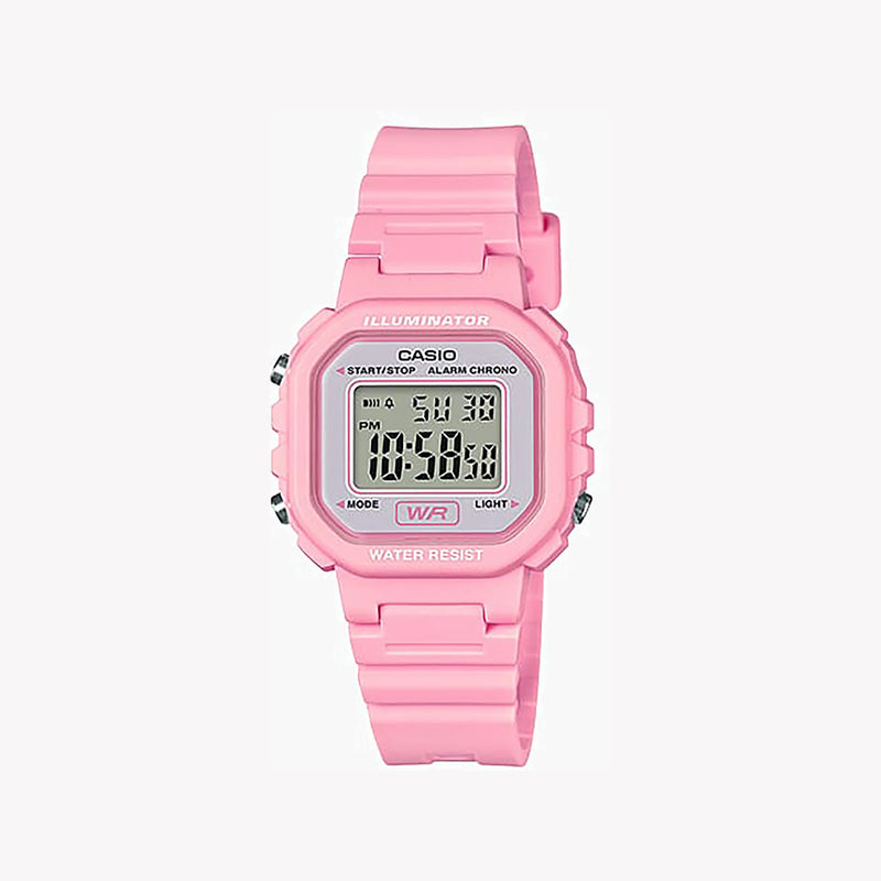 Casio Women's Pink Resin Watch, Stainless Steel | La-20wh-4a1ef by i-watch