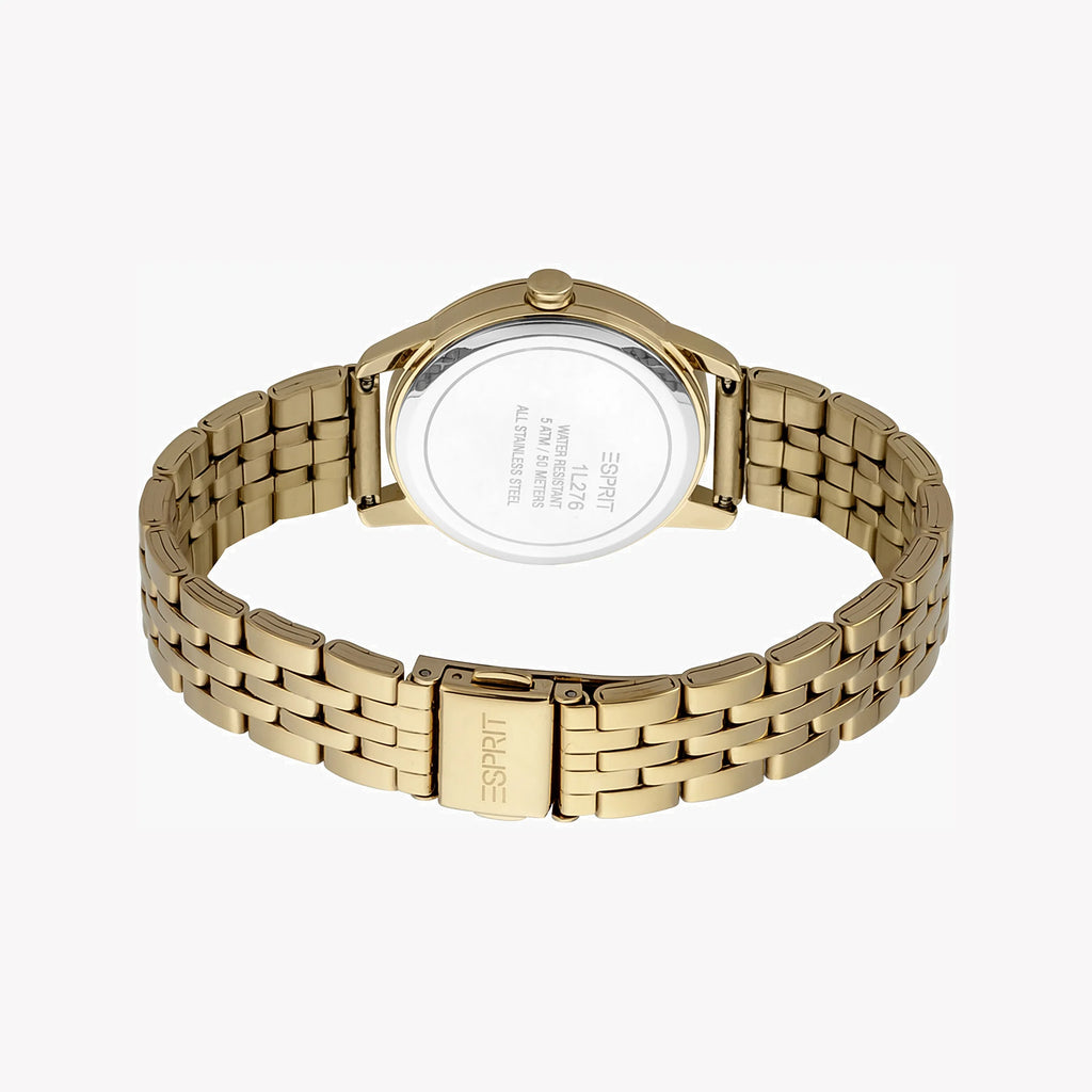 ESPRIT Women's Watch with Gold Stainless Steel Case and Gold Stainless Steel Band-i-Watch-3