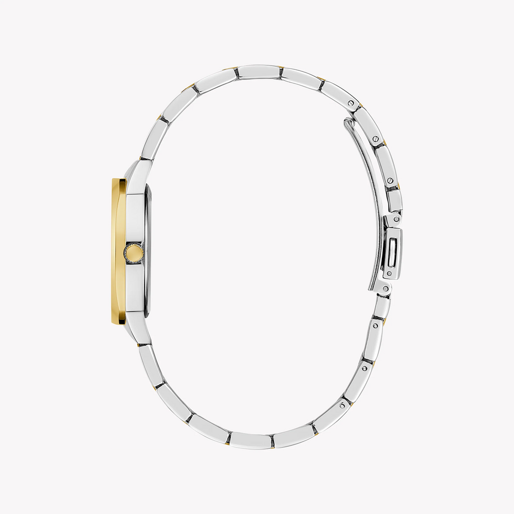 Guess Women's Gold/Silver Watch, Green Dial | Gw0767l4 by i-watch