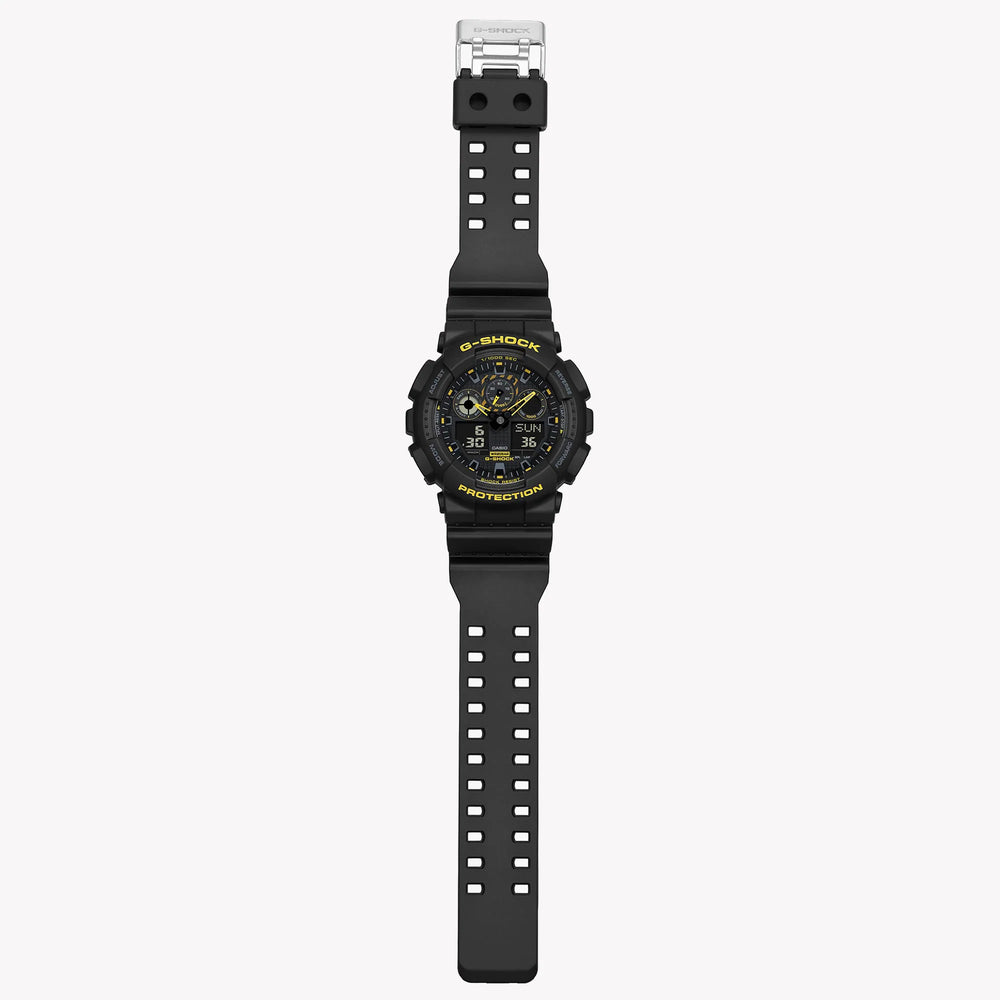 G-Shock Men's Black Resin Watch, Digital Dial | Ga-100cy-1adr by i-watch