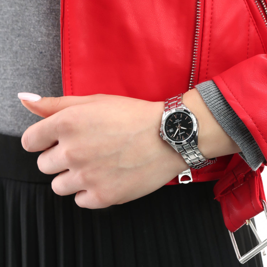 CASIO Women's Watch with Silver Stainless Steel Case and Silver Stainless Steel Band-i-Watch-4