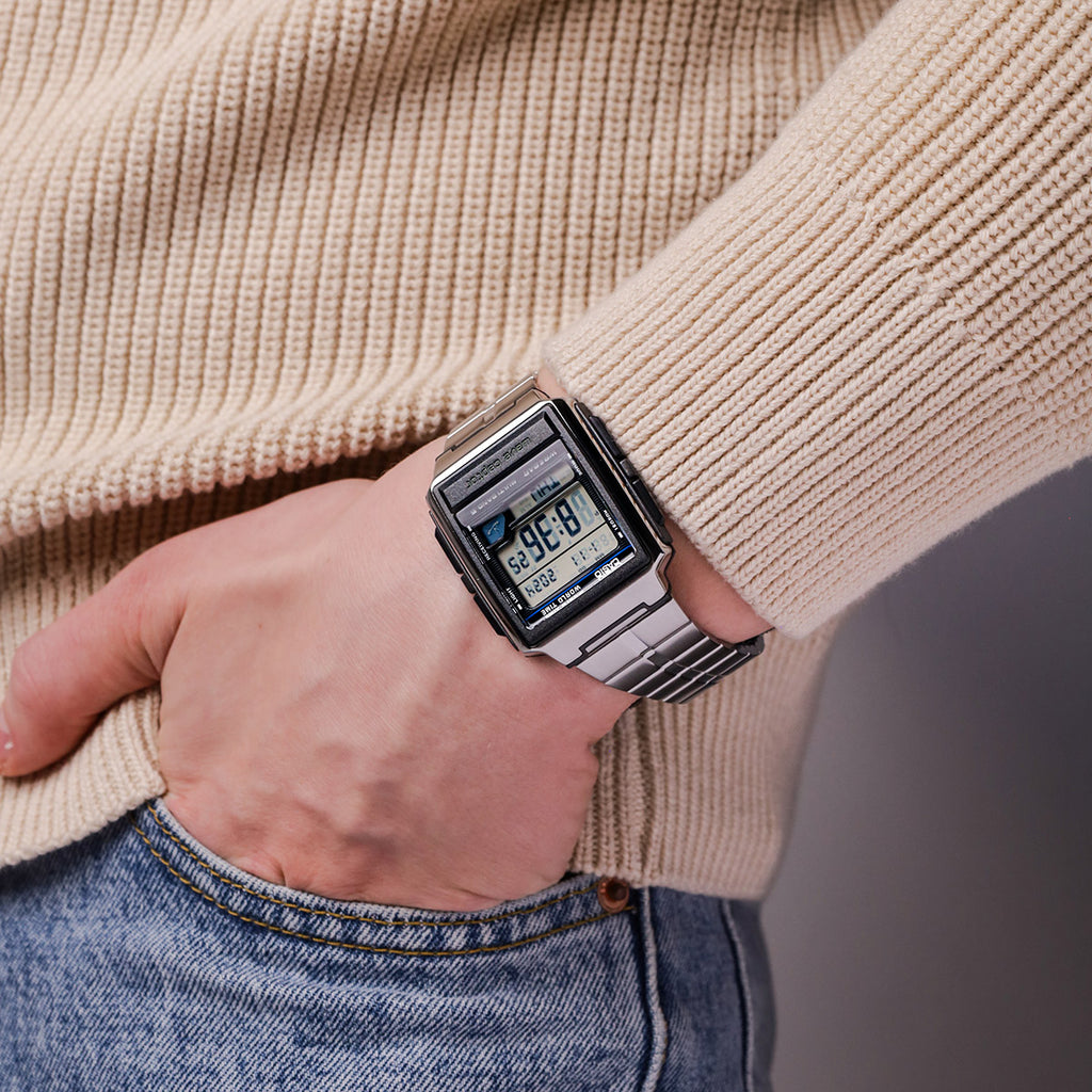 CASIO WV-59RD-1AEF - ELEGANTLY FUNCTIONAL MEN'S ANA-DIGITAL TIMEPIECE WITH STAINLESS STEEL BRACELET-i-Watch-4