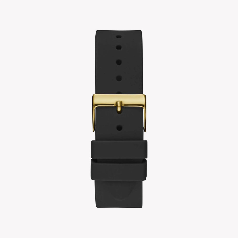 Guess Watches Women's Gold Stainless Steel, Black Silicone | Gw0355l1 by i-watch