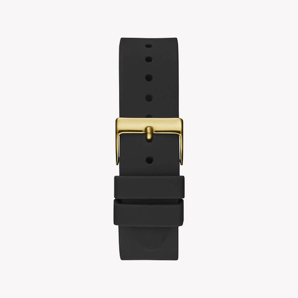 Guess Watches Women's Gold Stainless Steel, Black Silicone | Gw0355l1 by i-watch