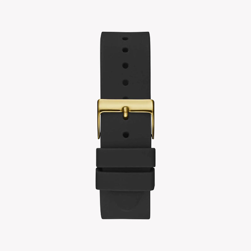 Guess Watches Women's Gold Stainless Steel, Black Silicone | Gw0355l1 by i-watch
