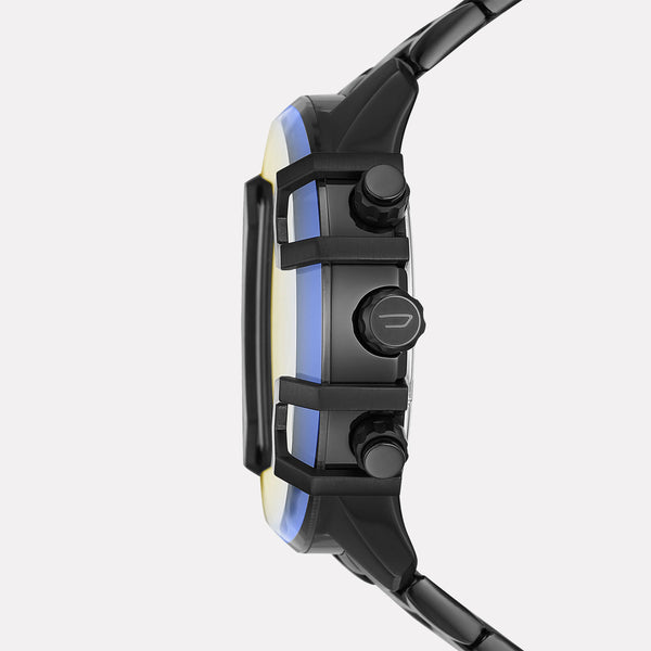 Diesel Men's Black Stainless Steel Watch, Black Dial | Dz4529 by i-watch