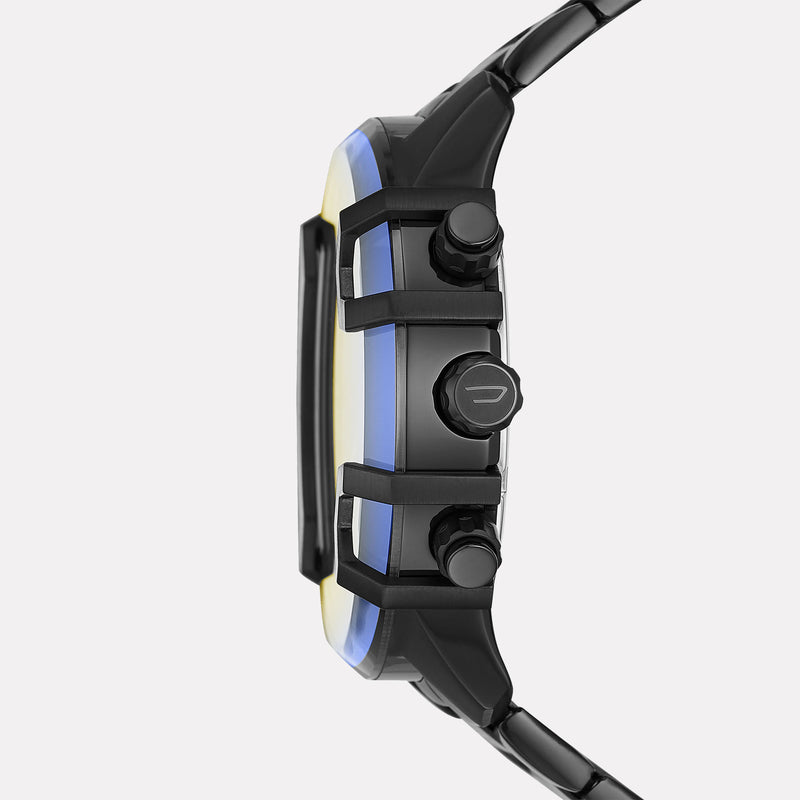 Diesel Men's Black Stainless Steel Watch, Black Dial | Dz4529 by i-watch